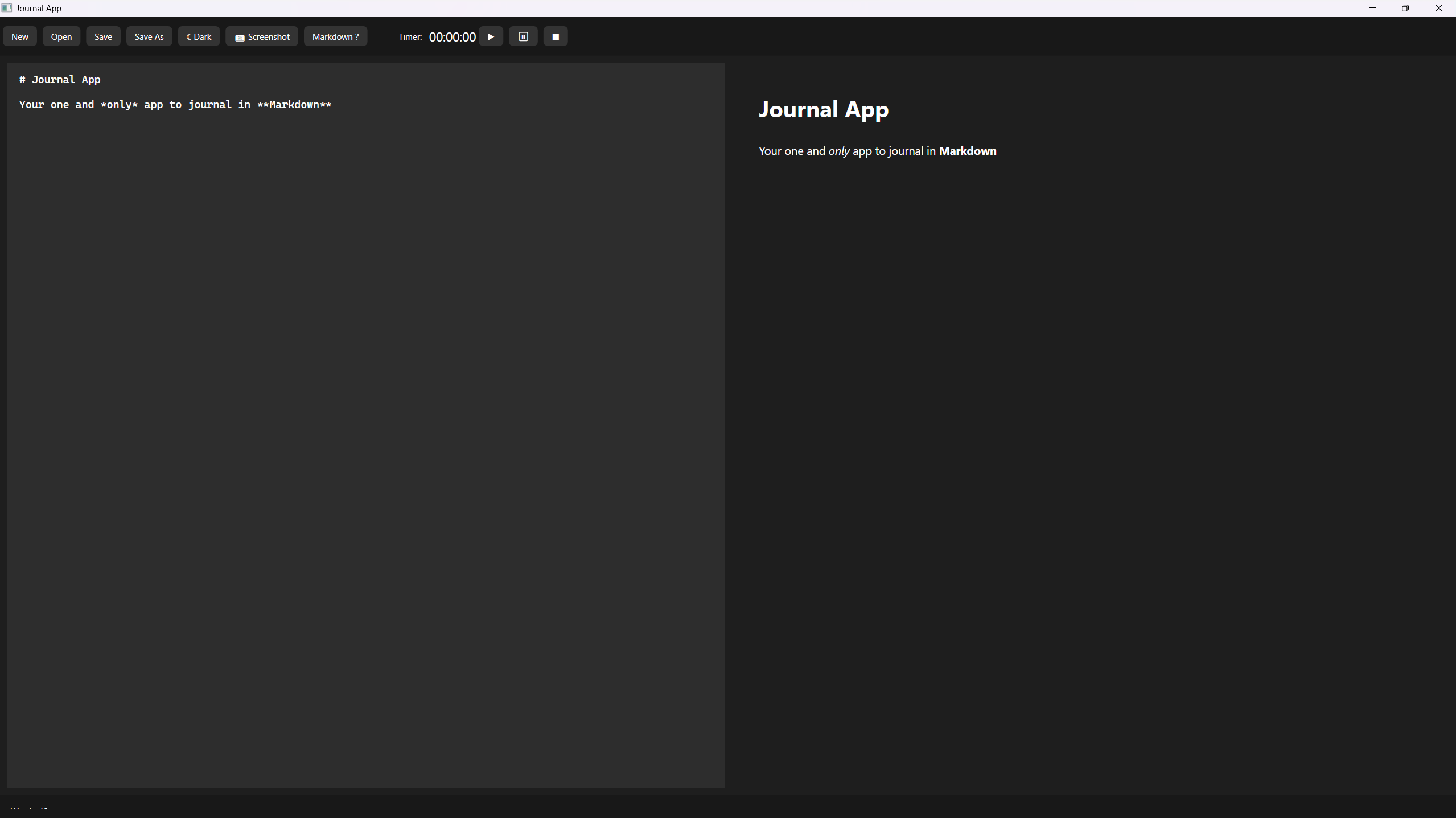 Journal App Image